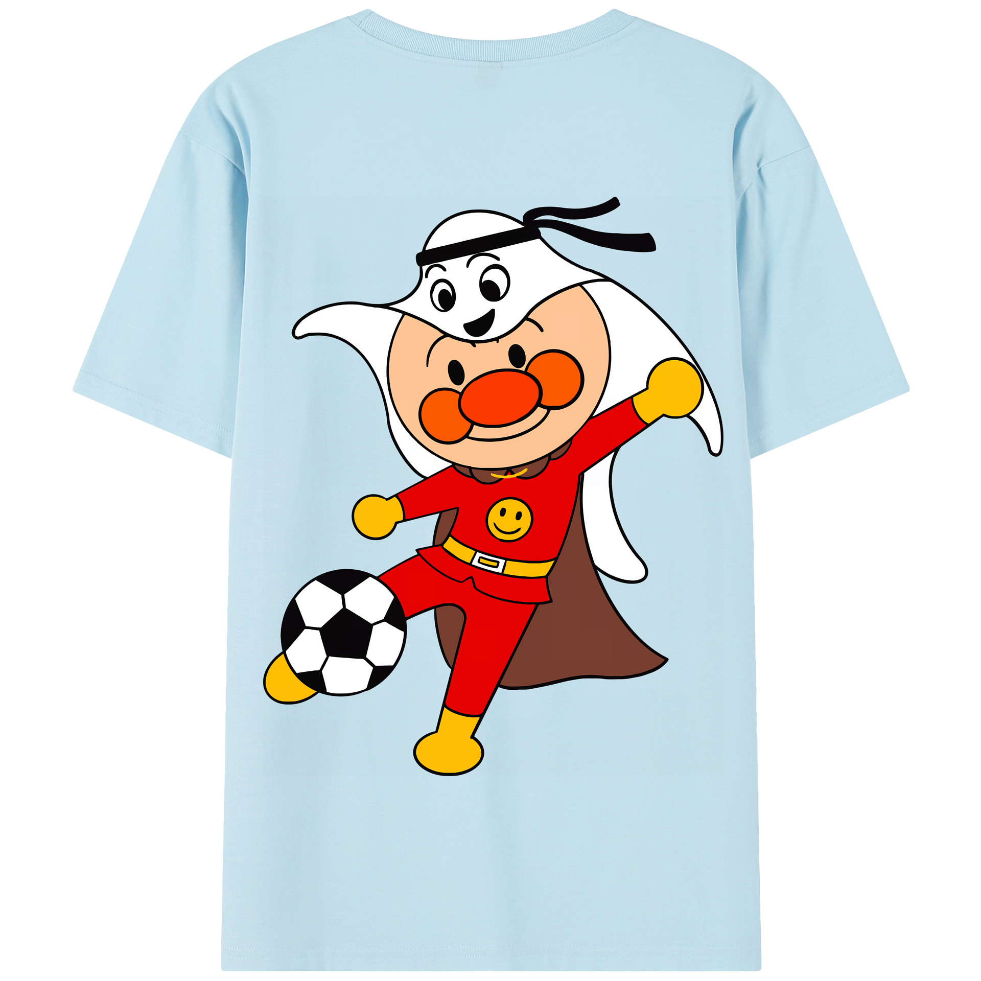 （画像用） アンパンマン Anpanman 綿100％半袖Tシャツ（背面プリント）